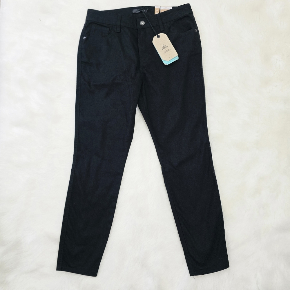 Prana Black Oday Jean 8 Short Inseam